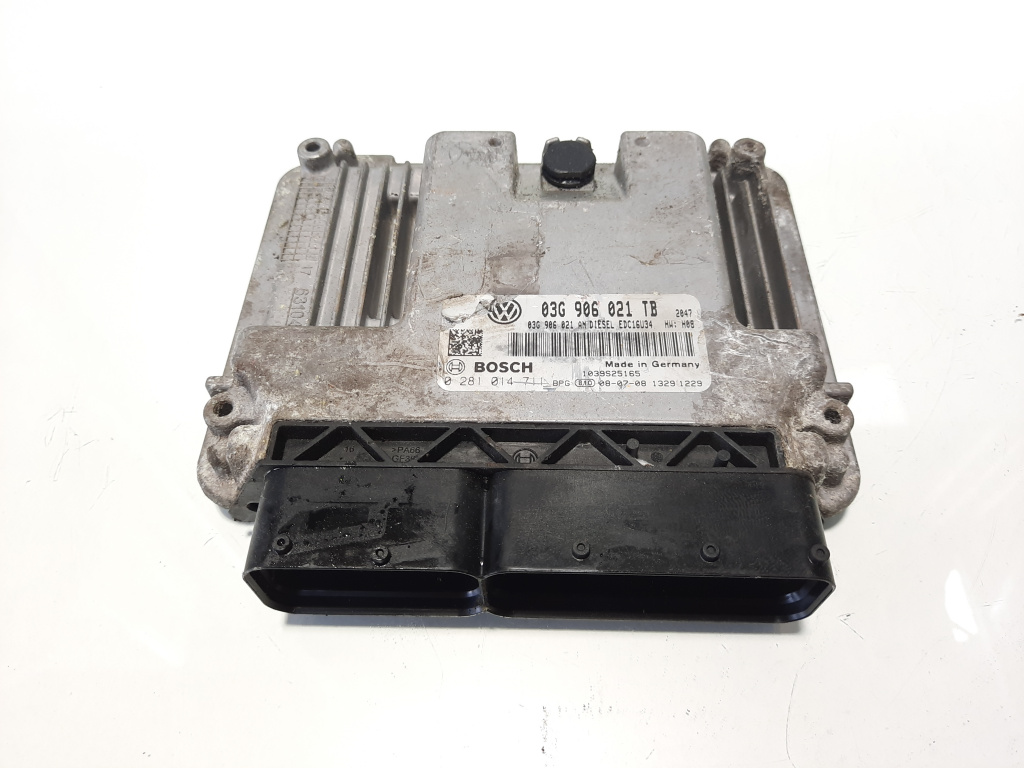 Calculator motor, cod 03G906021TB, 028101711, VW Golf 5 (1K1), 1.9 TDI, BXE (idi:483394)