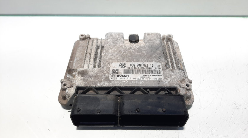 Calculator motor, cod 03G906021TJ, Skoda Superb II (3T4) 1.9 TDI, BLS