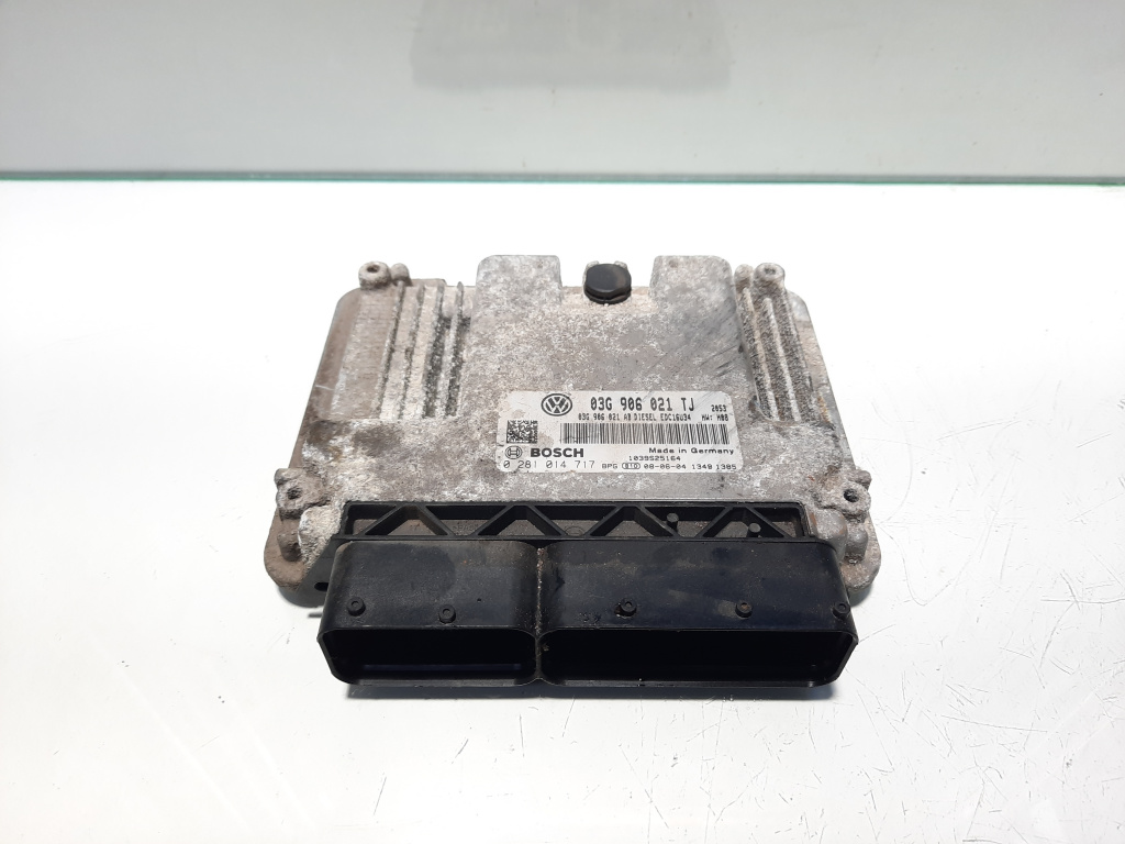 Calculator motor, cod 03G906021TJ, Vw Golf 5 Variant (1K5) 1.9 TDI, BLS