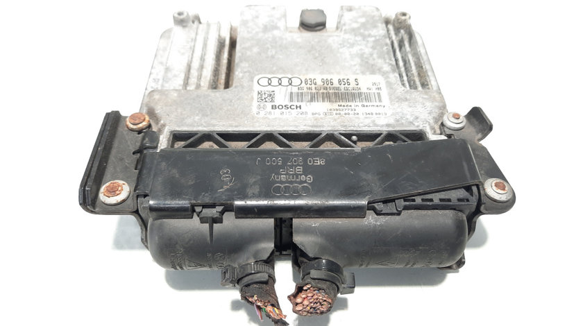 Calculator motor, cod 03G906056S, 0281015208, Audi A3 (8P1) 1.9 TDI, BLS (id:491611)