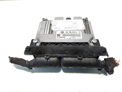 Calculator motor, cod 03L906018HJ, 0281017096, Seat Alhambra (710) 2.0 TDI, CFF (idi:548438)
