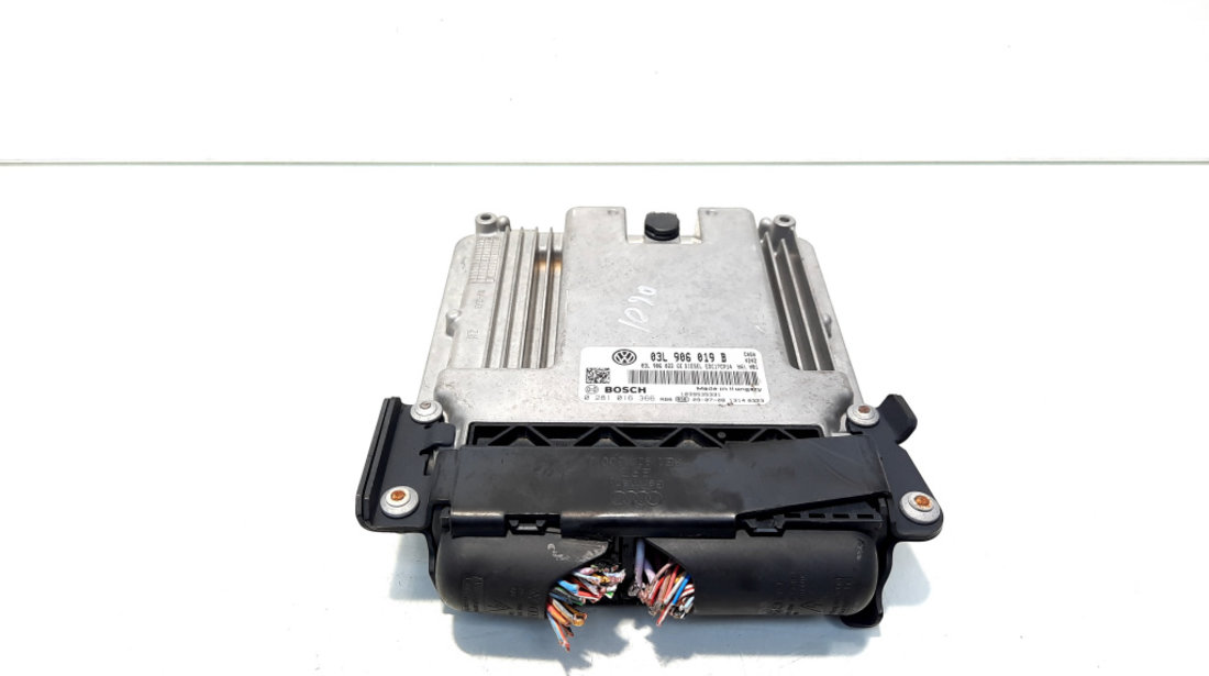 Calculator motor, cod 03L906019B, 0281016366, Audi Q5 (8RB) 2.0 TDI, CAG (idi:532729)