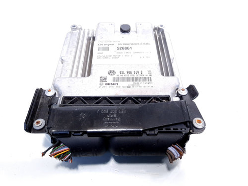 Calculator motor, cod 03L906019B, 0281016366, Seat Exeo ST (3R5) 2.0 TDI, CAG (idi:526861)