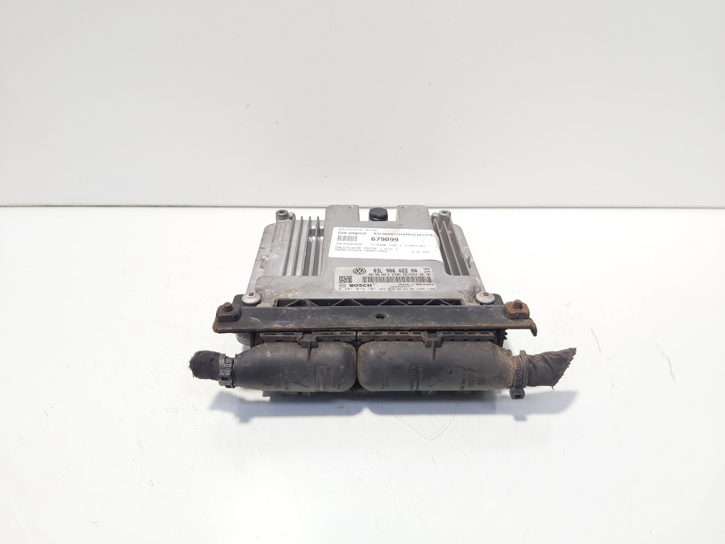 Calculator motor, cod 03L906022HA, 0281014701, VW Tiguan (5N), 2.0 TDI, CBAB (id:679099)