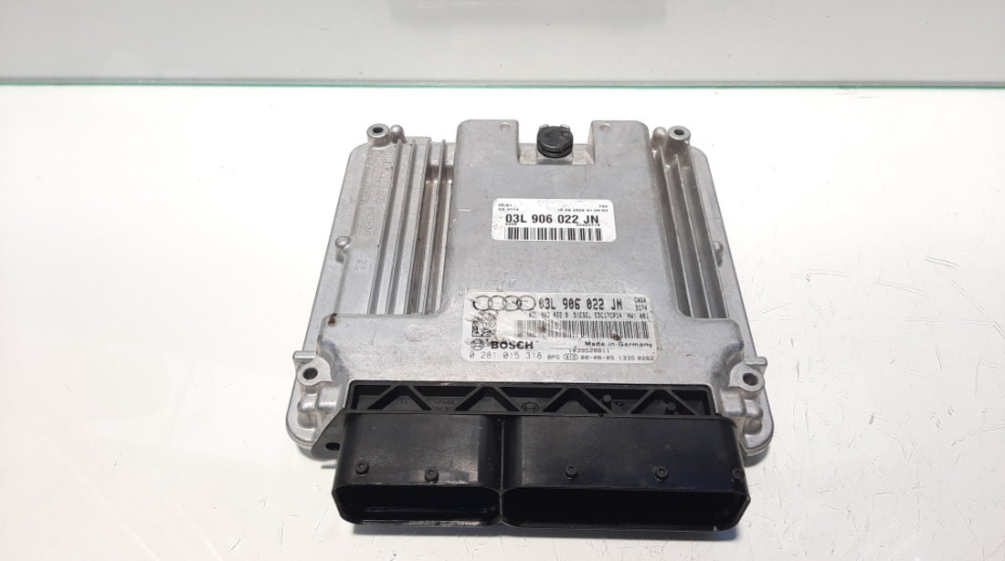 Calculator motor, cod 03L906022JN, Audi A4 (8K2, B8), 2.0 TDI, CAG