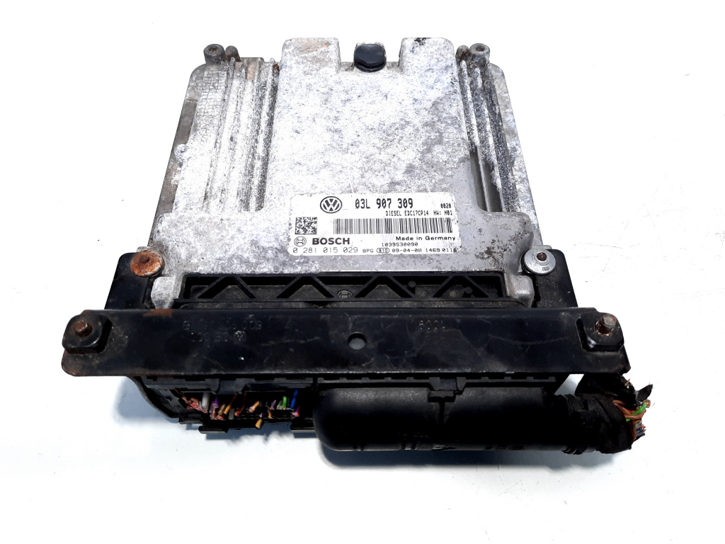 Calculator motor, cod 03L907309, 0281015029, VW Golf 6 (5K1), 2.0 TDI, CBA (idi:526851)