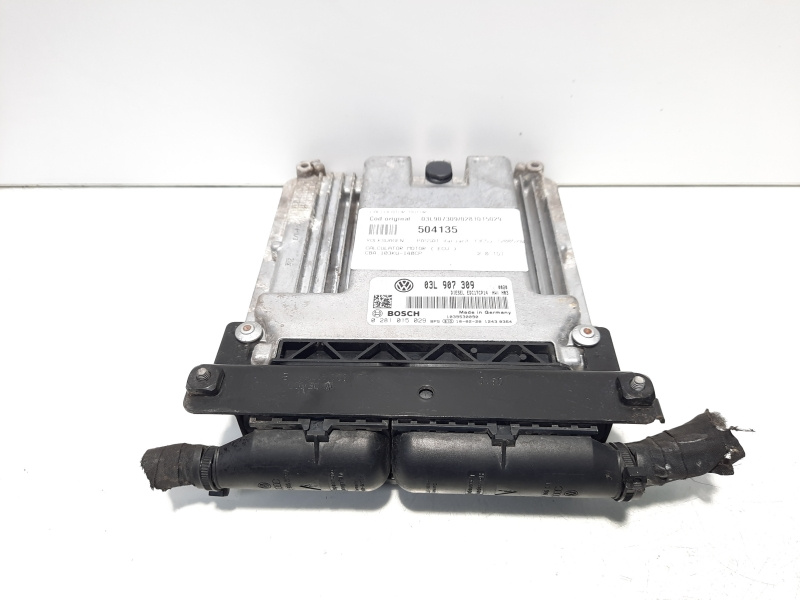Calculator motor, cod 03L907309, 0281015029, Vw Passat Variant (3C5) 2.0 TDI, CBA (id:504135)