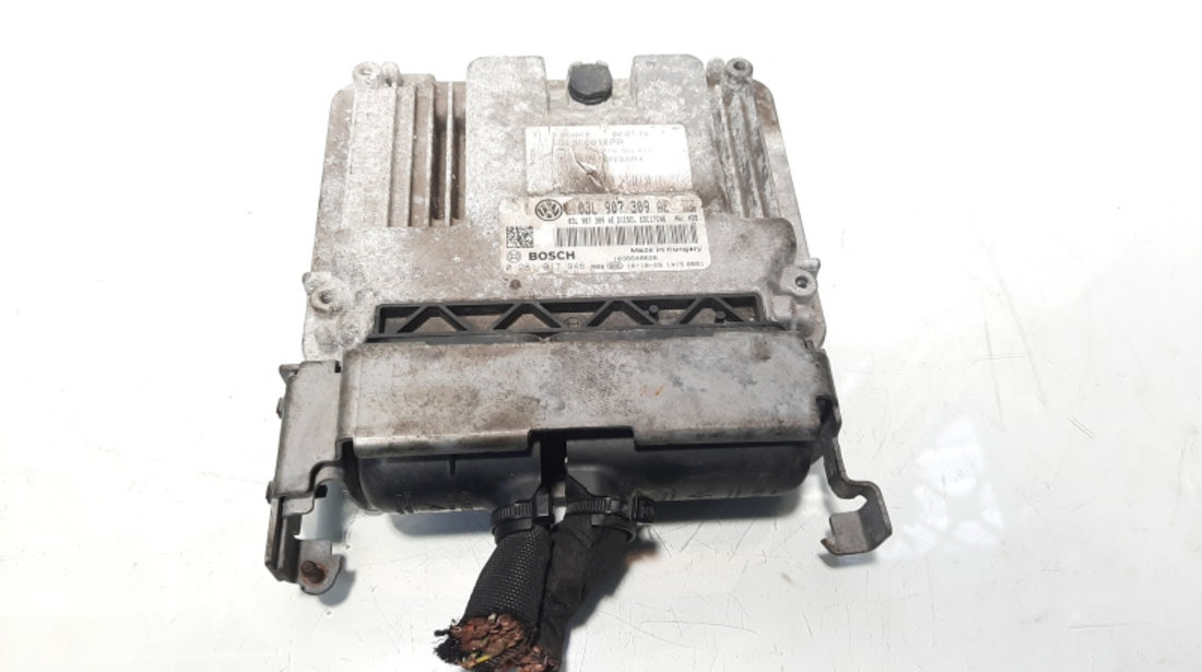 Calculator motor, cod 03L907309AE, 0281017946, VW Eos (1F7, 1F8), 2.0 TDI, CFFB (idi:468439)