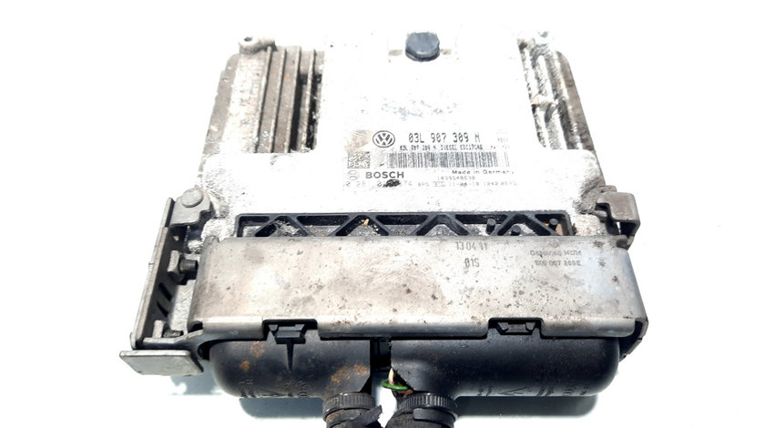 Calculator motor, cod 03L907309N, 0281016374, Vw Sharan (7N) 2.0 TDI, CFG (idi:512986)