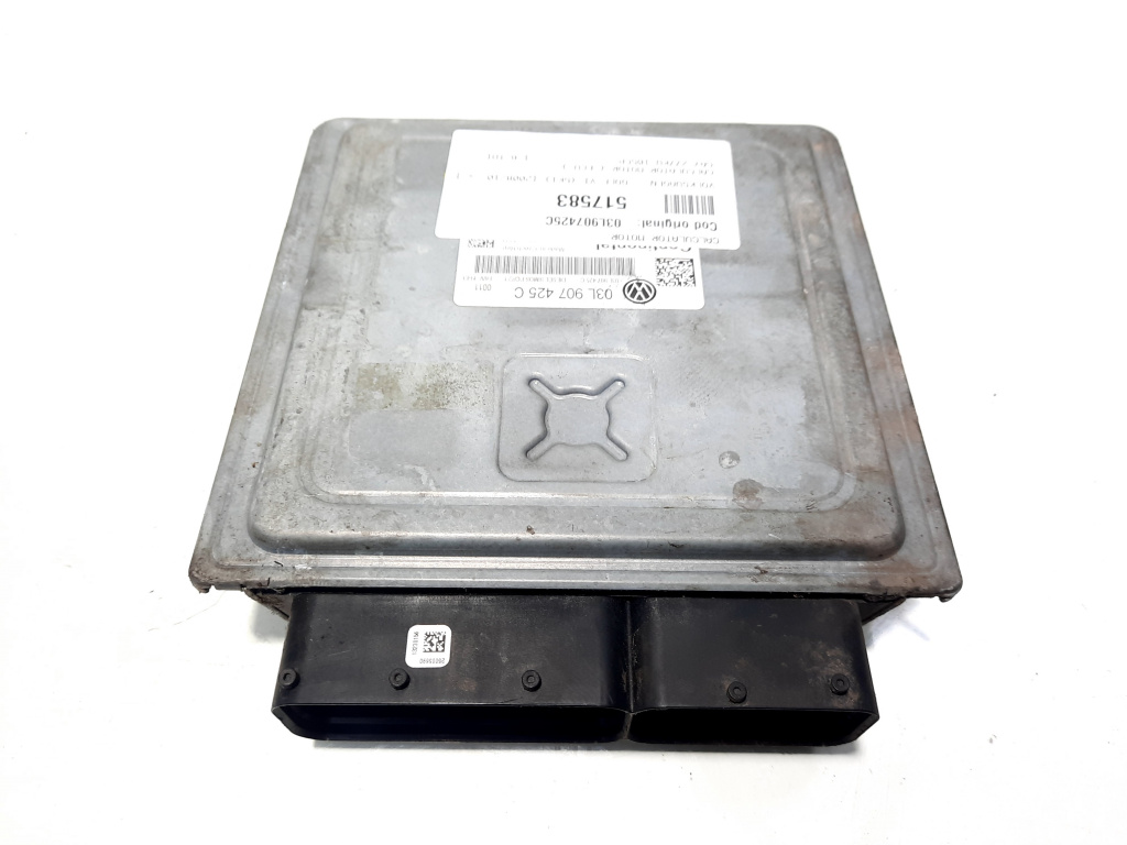 Calculator motor, cod 03L907425C, Seat Altea (5P1) 1.6 TDI, CAY (idi:517583)