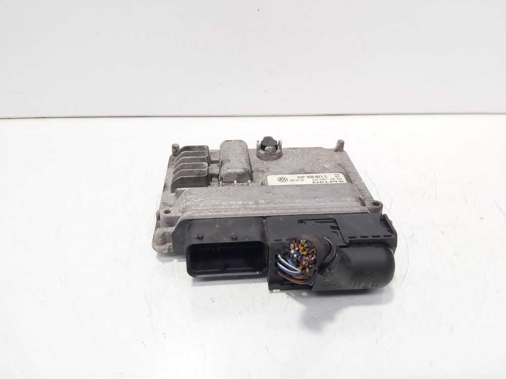 Calculator motor, cod 03P906021C, VW Polo (6R), 1.2 TDI, CFW (id:688826)