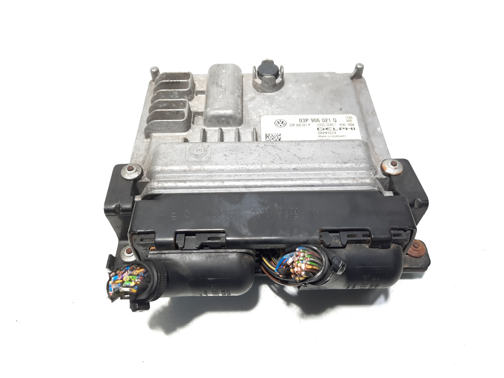 Calculator motor, cod 03P906021Q, Seat Ibiza 5 (6J5) 1.2 TDI, CFW (idi:506684)