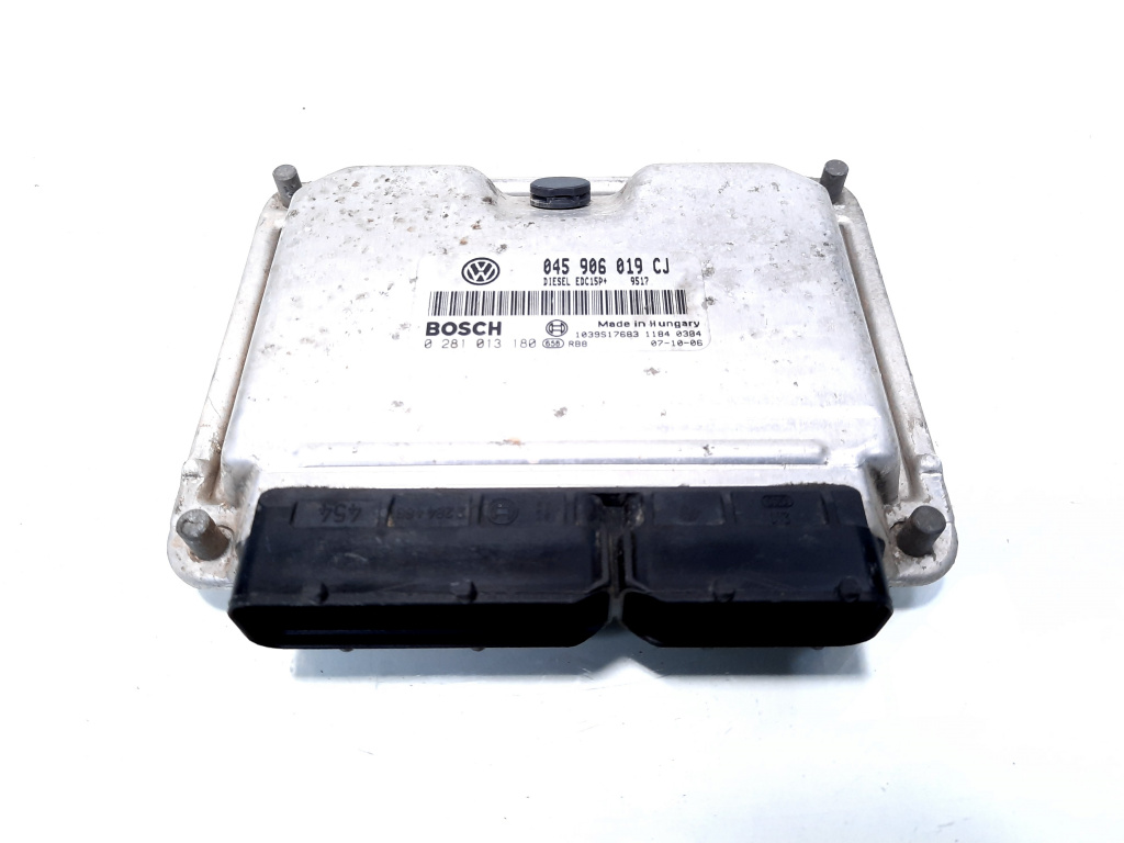 Calculator motor, cod 045906019CJ, 0281013180, Skoda Roomster (5J), 1.4 TDI, BMS (id:526852)