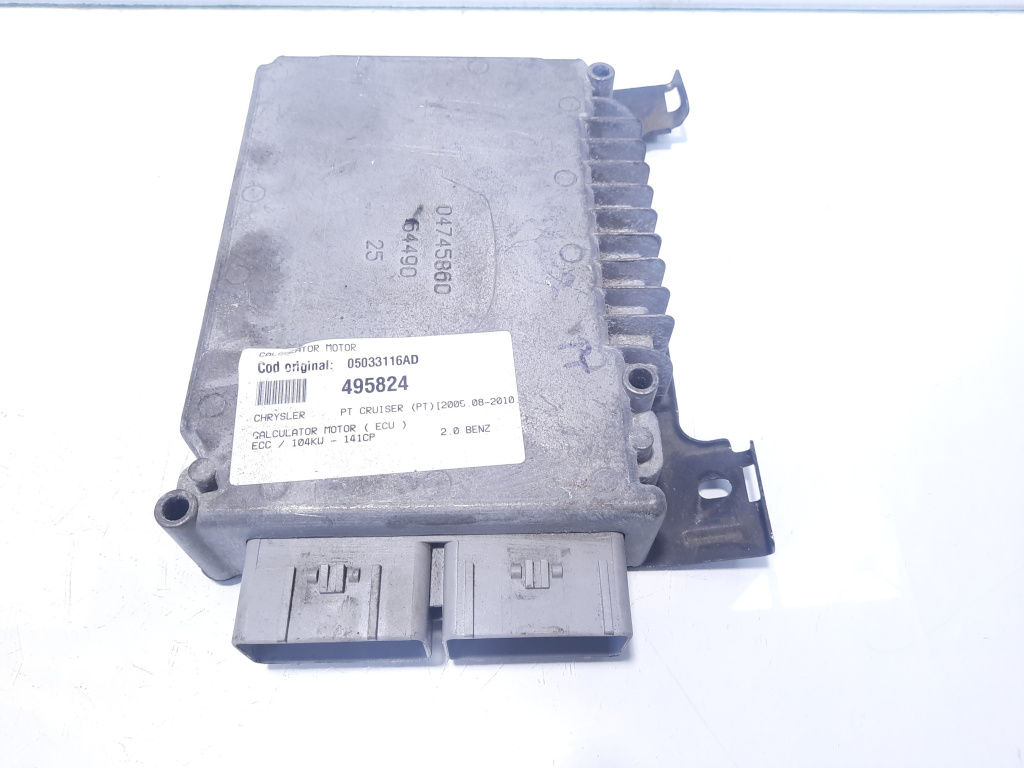 Calculator motor, cod 05033116AD, Chrysler PT Cruiser, 2.0 benz, ECC (id:495824)