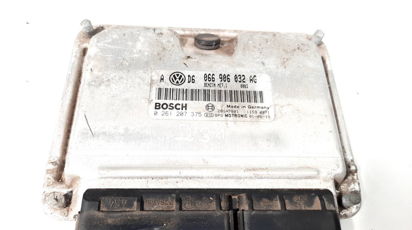 Calculator motor, cod 066906032AG, 0261207375, Seat Toledo 2 (1M2), 2.3 benz, AGZ (idi:549903)