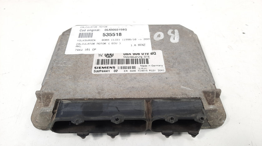 Calculator motor, cod 06A906019BQ, Seat Leon (1M1), 1.6 benz, AKL (idi:535518)