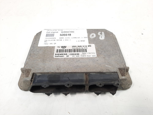 Calculator motor, cod 06A906019BQ, VW Golf 4 (1J1), 1.6 benz, AKL (idi:535518)
