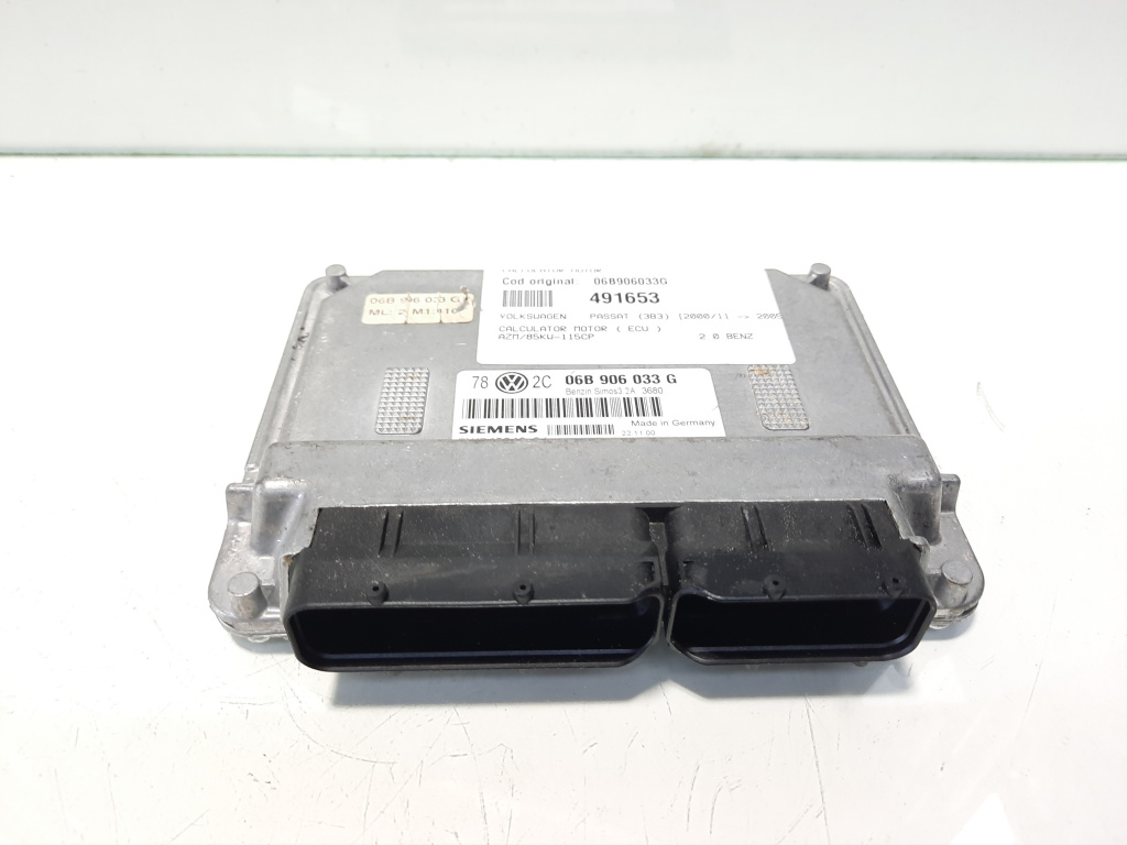 Calculator motor, cod 06B906033G, Vw Passat (3B3) 2.0 benz, AZM (id:491653)