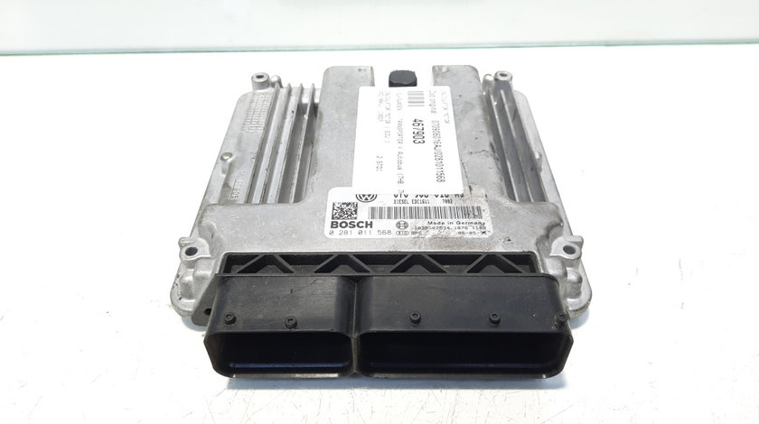 Calculator motor, cod 070906016AJ, 0281011568, Vw Transporter 5 (7HB, 7HJ) 2.5 TDI, AXD (id:467903)