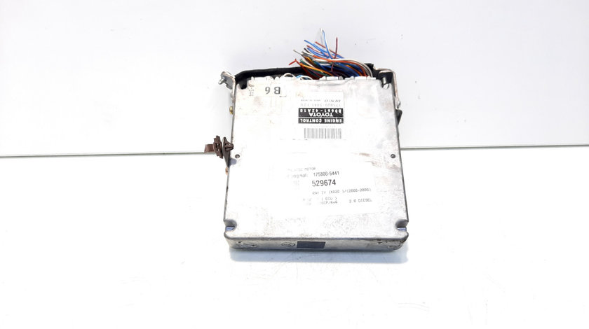 Calculator motor, cod 175800-5441, Toyota Rav 4 II (CLA2, XA2, ZCA2, ACA2) 2.0 diesel, 1CD-FTV (id:529674)