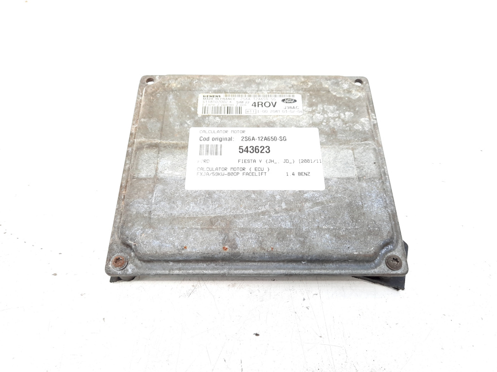 Calculator motor, cod 2S6A-12A650-SG, Mazda 2 (DY), 1.4 benz, FXJA (idi:543623)