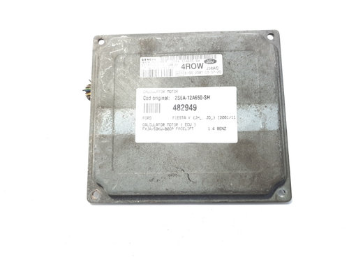 Calculator motor, cod 2S6A-12A650-SH, Ford Fiesta 5, 1.4 B, FXJA (id:482949)
