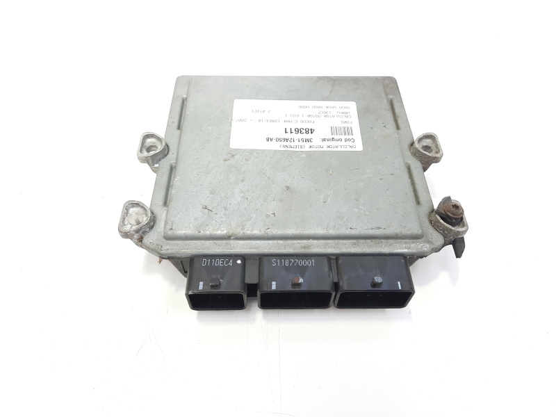 Calculator motor, cod 3M51-12A650-AB, Ford C-Max 1, 2.0 TDCI, G6DA (idi:483611)