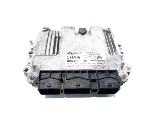 Calculator motor, cod 3M51-12A650-MA, 0281011263, Ford Focus C-Max, 1.6 TDCI, G8DA (idi:519485)