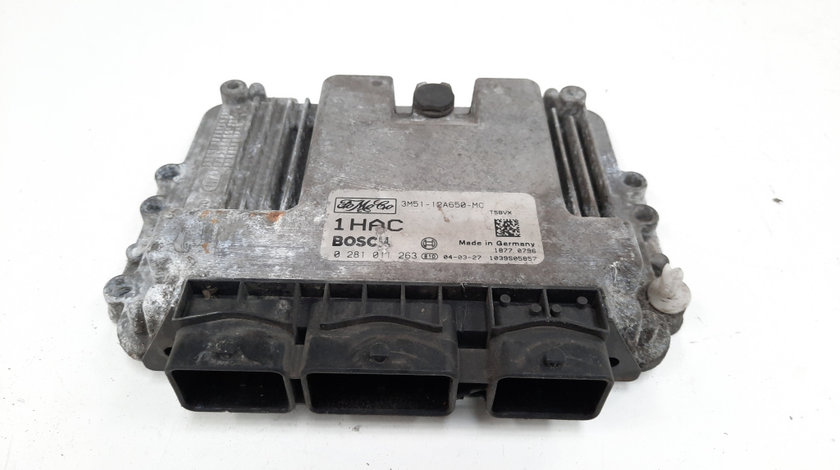 Calculator motor, cod 3M51-12A650-MC, Ford Focus C-Max, 1.6 TDCI, G8DA (id:491551)