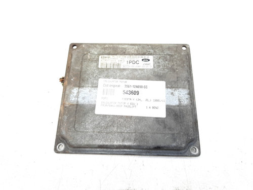 Calculator motor, cod 3S61-12A650-CC, Ford Fusion (JU), 1.4 benz, FXJA (idi:543609)
