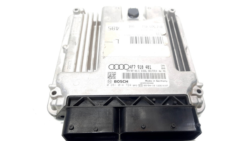 Calculator motor, cod 4F910401, 0281014724, Audi A6 (4F2, C6) 2.7 TDI, CAN (id:522415)