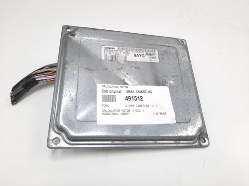 Calculator motor, cod 4M51-12A650-HG, Ford C-Max 1, 1.6 benz, HWDA (id:491512)