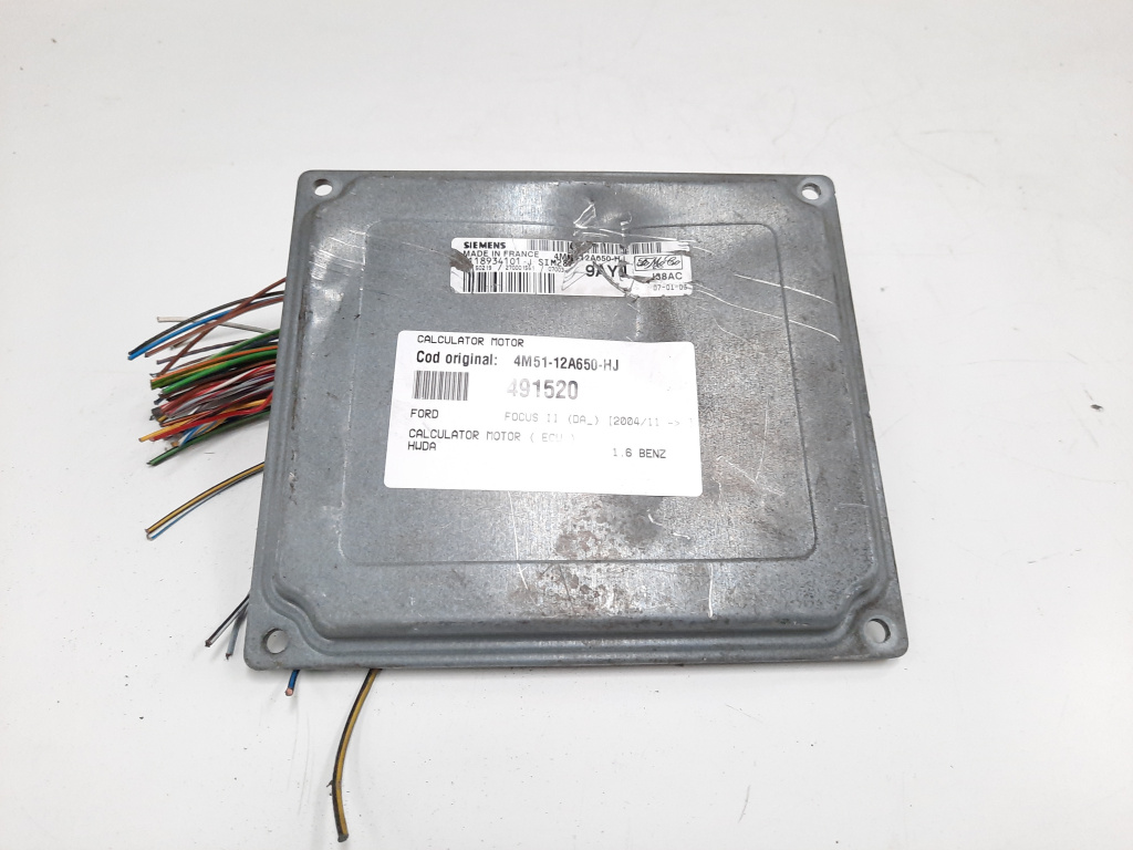 Calculator motor, cod 4M51-12A650-HJ, Ford C-Max 1, 1.6 benz, HWDA (idi:491520)
