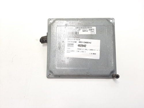 Calculator motor, cod 4M51-12A650-HJ, Ford Focus C-Max, 1.6 benz, HWDA (idi:482942)