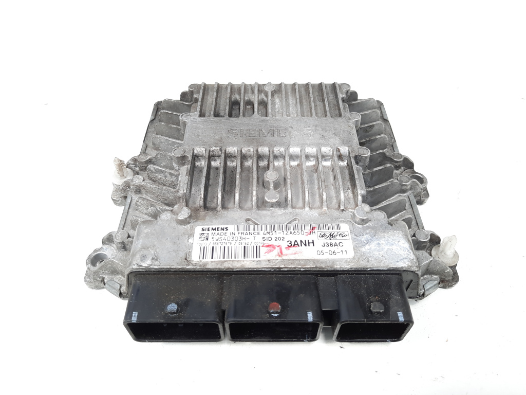 Calculator motor, cod 4M51-12A650-JH, Ford Focus C-Max, 1.8 TDCI, KKDA (id:538648)