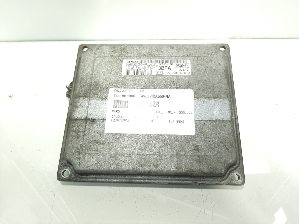 Calculator motor, cod 4S61-12A650-NA, Mazda 2 (DY), 1.4 benz, FXJA (idi:491924)