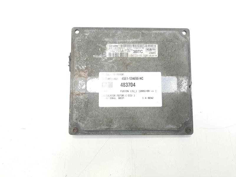 Calculator motor, cod 4S61-12A650-NC, Ford Fusion (JU) 1.4 B, FXJA (id:483704)