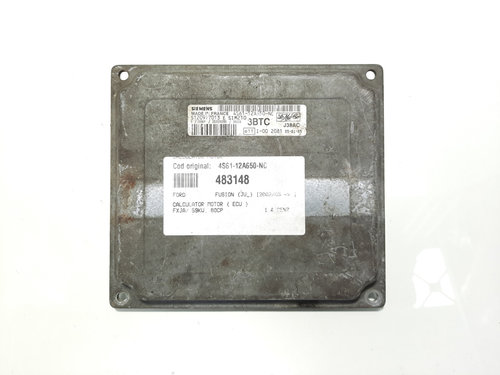 Calculator motor, cod 4S61-12A650-NC, Ford Fusion (JU) 1.4 B, FXJA (id:483148)
