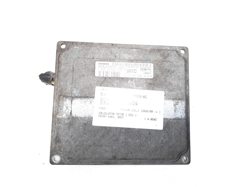 Calculator motor, cod 4S61-12A650-NC, Ford Fusion (JU), 1.4 benz, FXJA (id:549724)