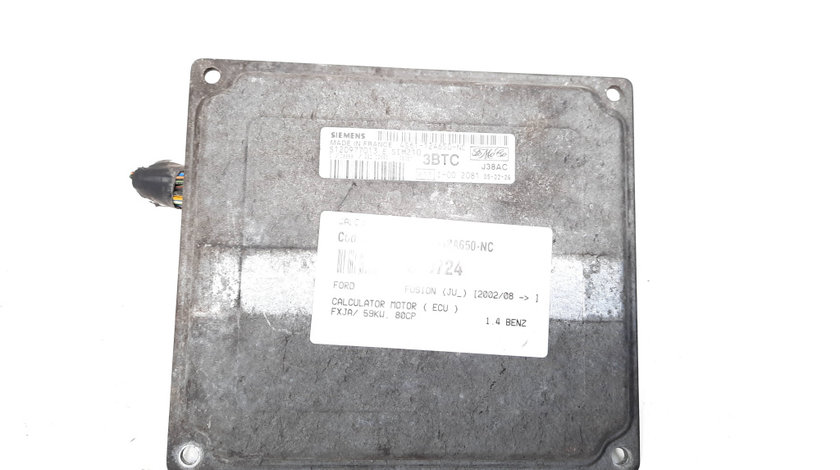 Calculator motor, cod 4S61-12A650-NC, Ford Fusion (JU), 1.4 benz, FXJA (id:549724)