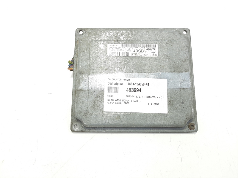 Calculator motor, cod 4S61-12A650-PB, Ford Fusion (JU) 1.4 B, FXJA (id:483694)