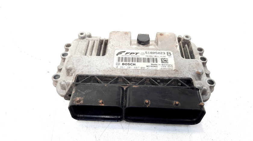 Calculator motor, cod 51805023, 0261201687, Fiat Stilo (192), 1.4 benz, 192B2000 (idi:543573)