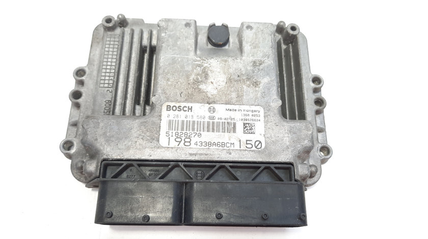 Calculator motor, cod 51828270, 0281013580, Alfa Romeo, 1.9 JTD, 937A5000 (idi:482993)