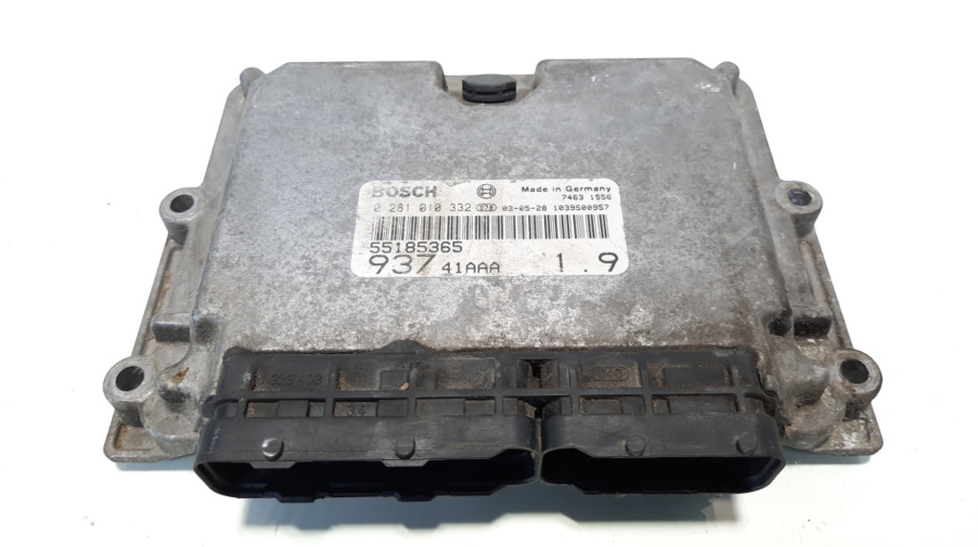 Calculator motor, cod 55185365, Alfa Romeo 147 (937), 1.9 JTD, 937A2000 (id:535383)