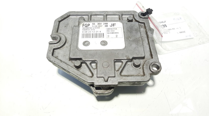 Calculator motor, cod 55351248JF, Opel Astra H, 1.8 benz, Z18XE (id:402635)