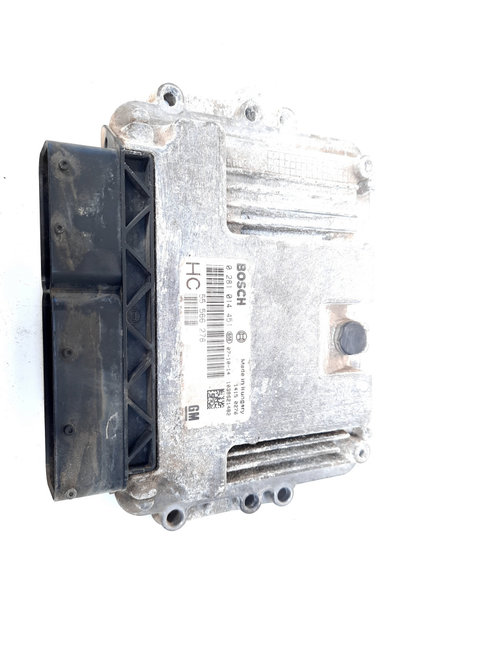Calculator motor, cod 55566278, 0281014451, Opel Astra H Combi, 1.9 CDTI, Z19DT (idi:549716)