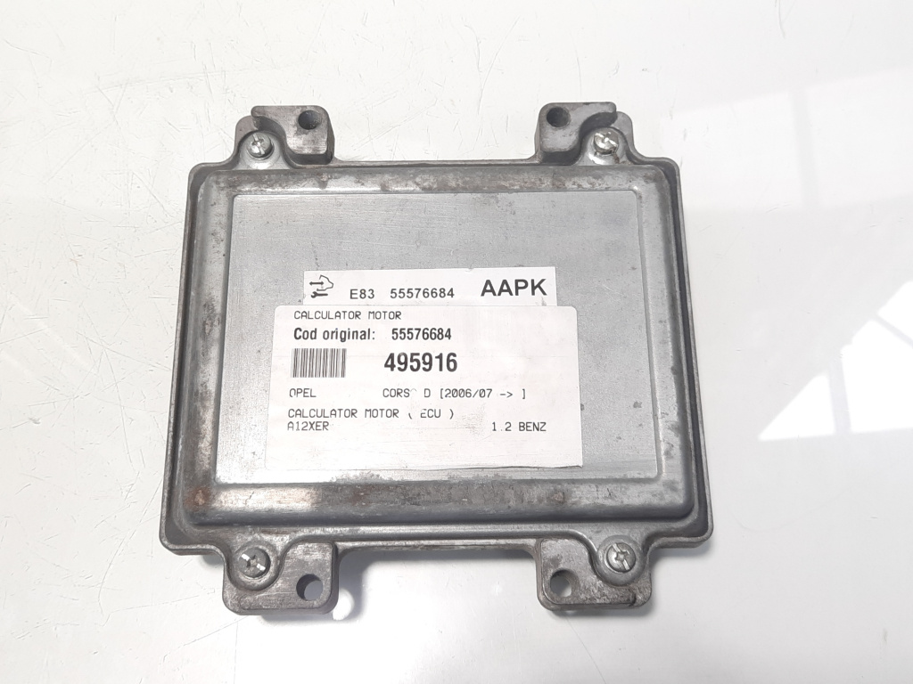 Calculator motor, cod 55576684, Opel Corsa D, 1.2 benz, A12XER (id:495916)