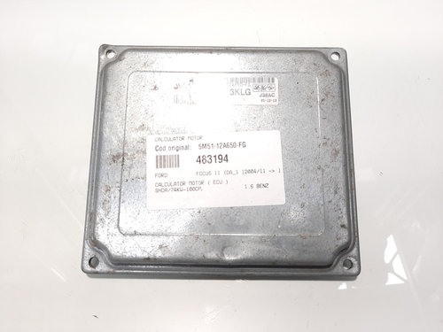 Calculator motor, cod 5M51-12A650-FG, Ford Focus C-Max, 1.6 benz, SHDA (idi:483194)