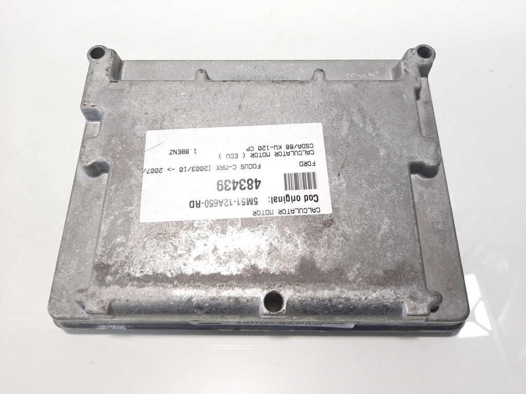 Calculator motor, cod 5M51-12A650-RD, Ford Focus C-Max, 1.8 benz, CSDA (id:483439)