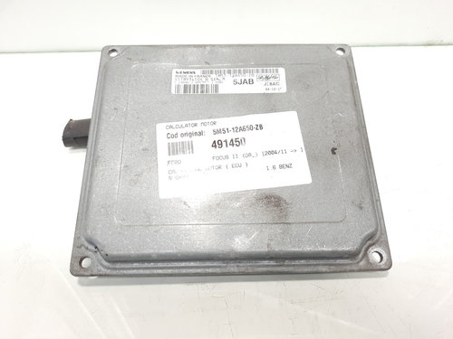 Calculator motor, cod 5M51-12A650-ZB, Ford C-Max 1, 1.6 benz, SHDA (idi:491450)